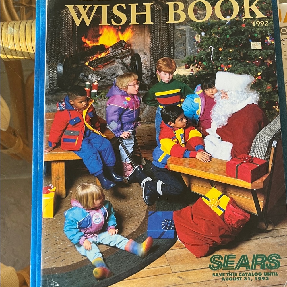 Vintage Sears Wish Book 1992 with Colorful Cover